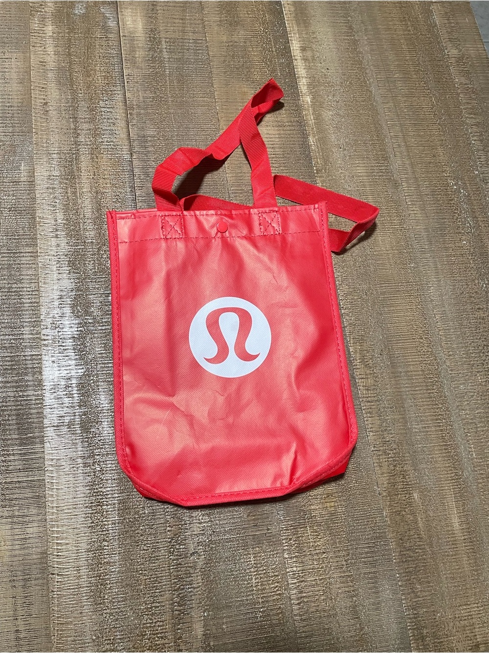 lululemon athletica Red Logo Tote Bag